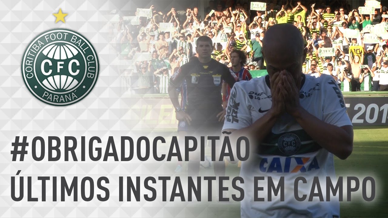 #ObrigadoCapit&atilde;o - &Uacute;ltimos instantes de Alex em campo