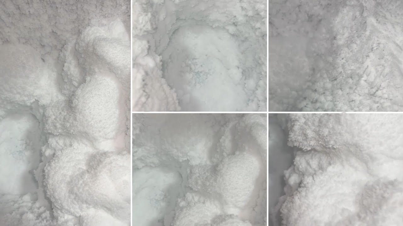 FREEZER FROST EATING / WHITE ICE EATING / ASMR