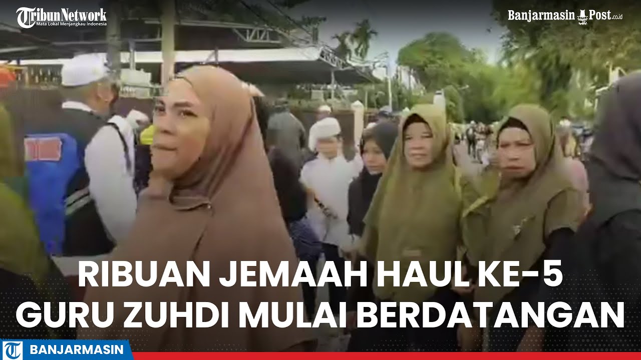 Ribuan Jemaah Haul ke-5 Guru Zuhdi Mulai Berdatangan, Kendaraan Roda Dua dan Empat Dilarang Melintas