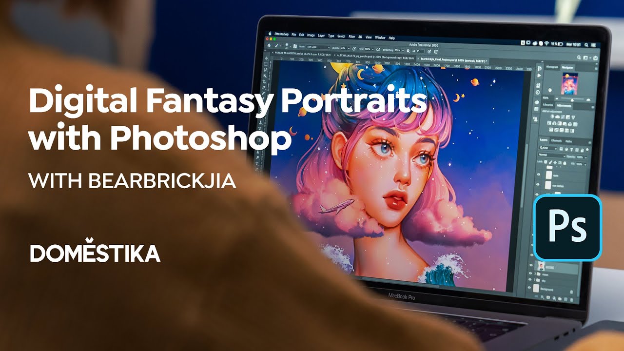 Retratos Digitales de Fantasía con Photoshop | Un curso de Karmen Loh