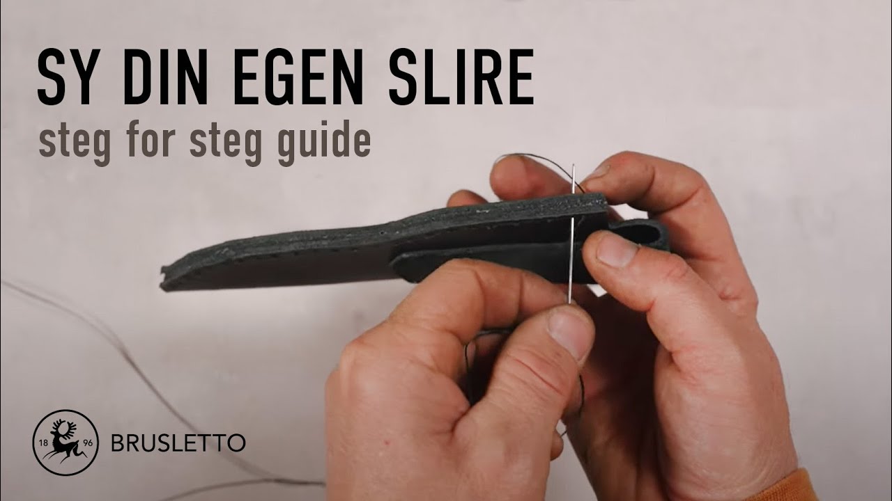 Sy din egen slire - Steg for steg
