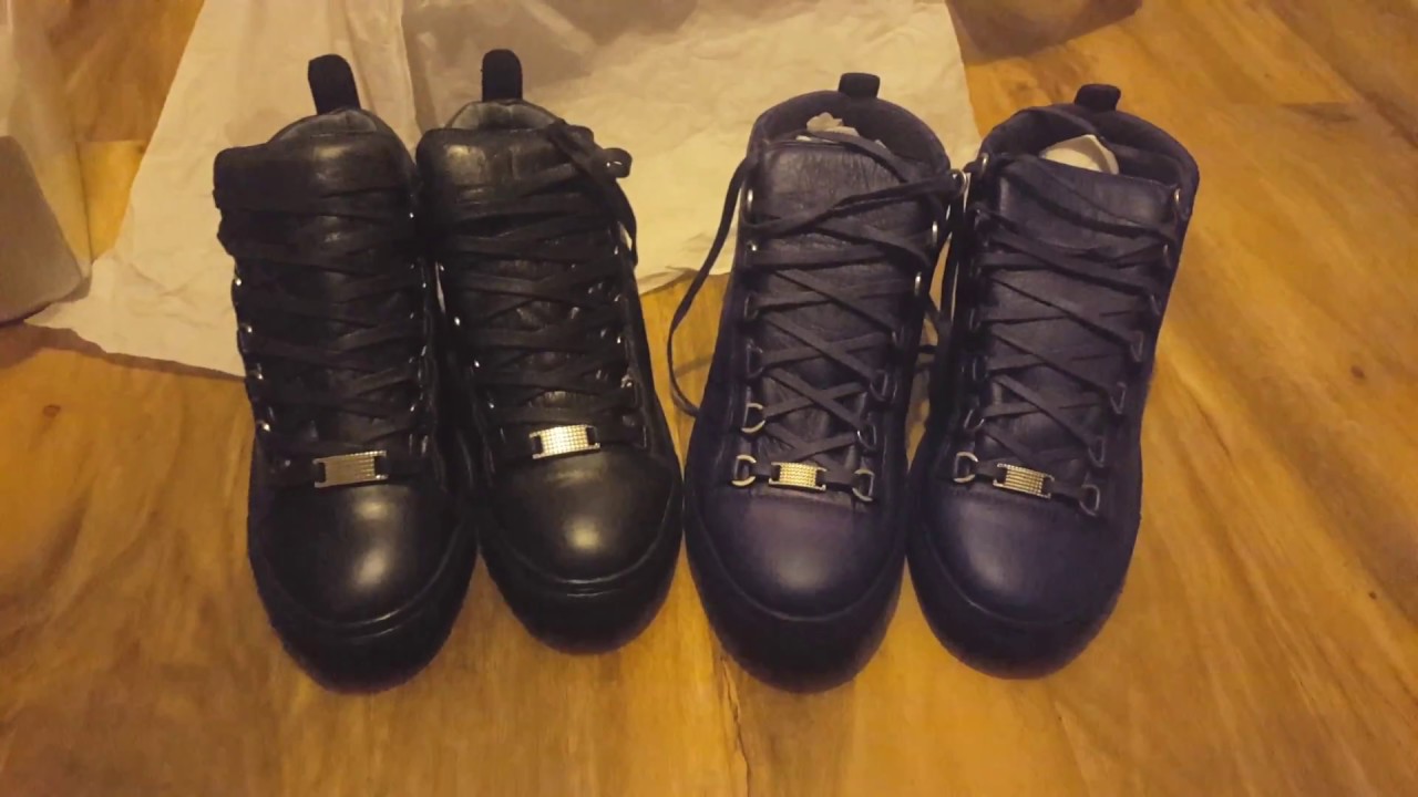 Balenciaga Arena High real vs fake