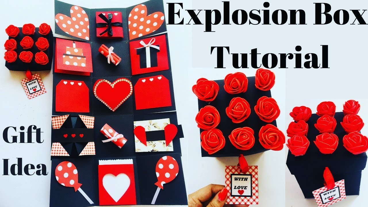 DIY Explosion Box Tutorial | Anniversary/Birthday Gift Idea | How To Make Explosion Box