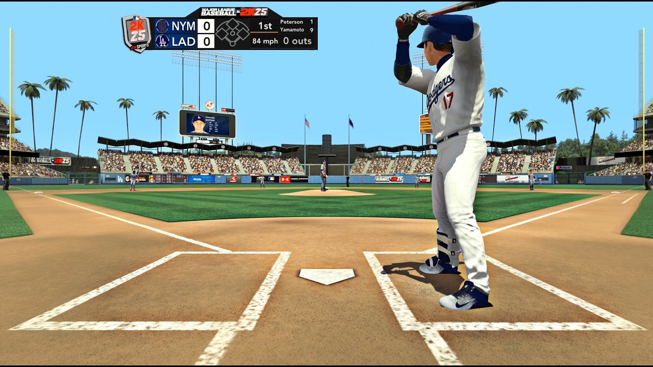MLB 2k25 Los Angeles Dodgers Vs New York Mets 2025 4k