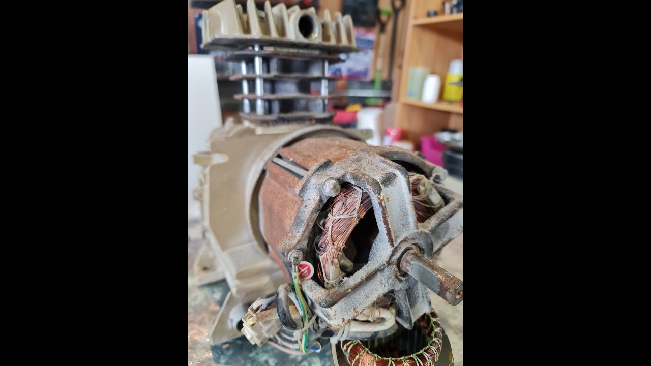 Air Compressor Motor Scrap Out - Scrap Breakdown - Metal Recovery - Metal Recycling
