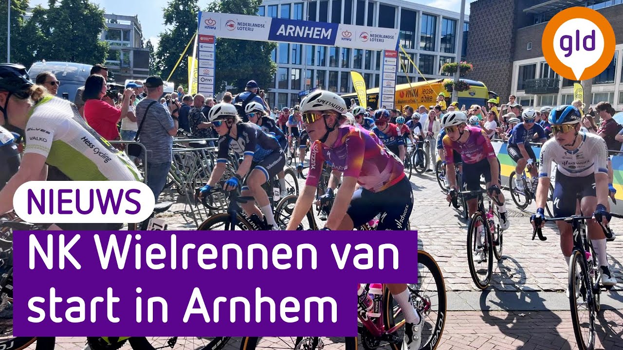 NK wielrennen in Arnhem trekt veel fans