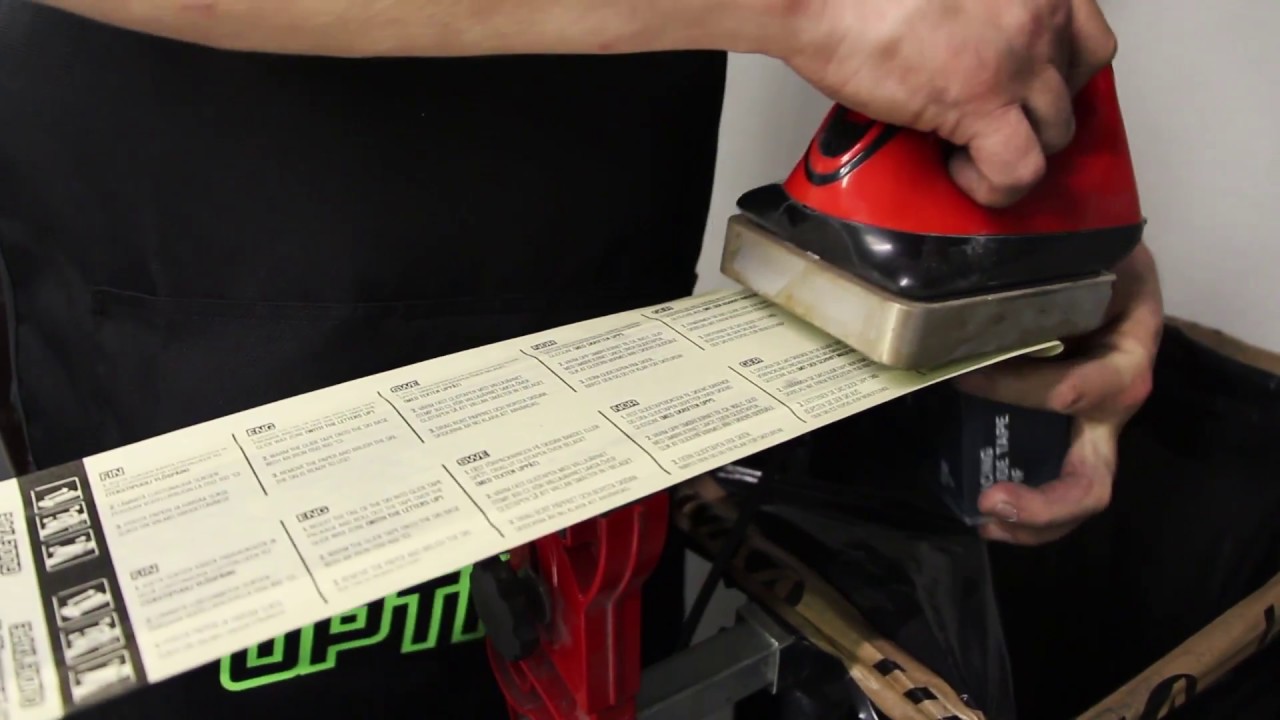 Glide tape race waxing