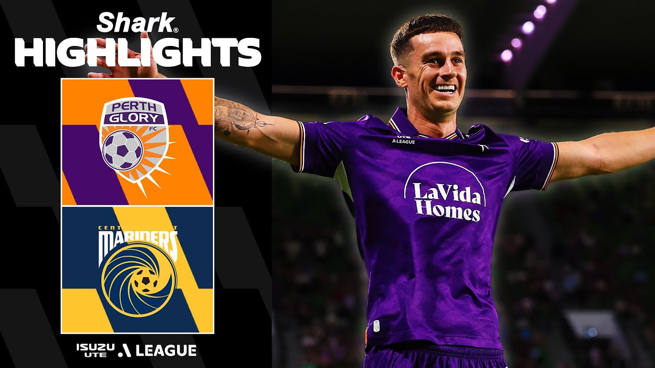 Perth Glory v Central Coast Mariners | SHARK HIGHLIGHTS | Isuzu UTE A-League 2025-26 | Round 12