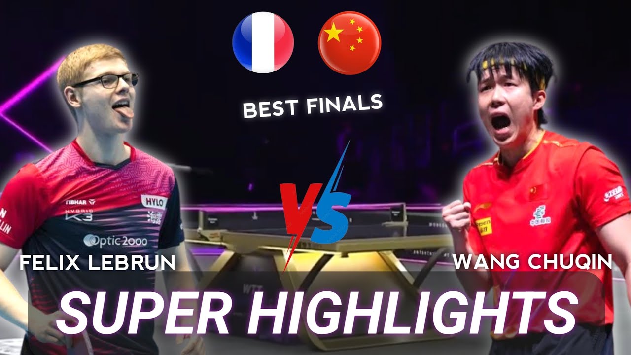 Amazing‼️Wang Chuqin vs Felix Lebrun Highlights ITTFWorlds