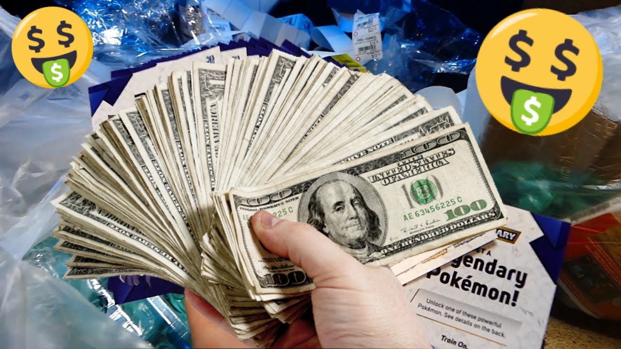 So RICH! I'm a Pokemon MILLIONAIRE!!! Dumpster Diving Gamestop