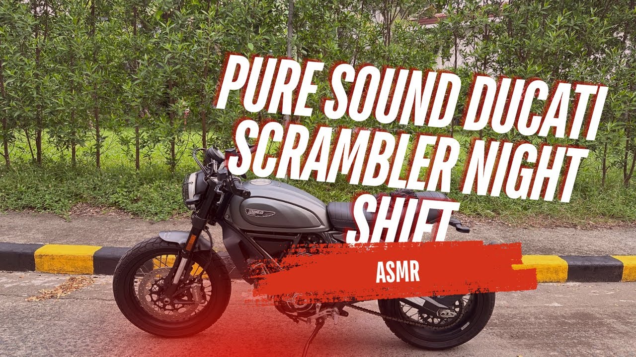 Pure sound Ducati Scrambler Night Shift