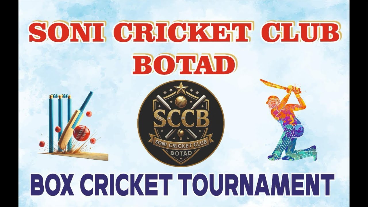 Live Box Cricket Tournament (Soni Cricket Club Botad)