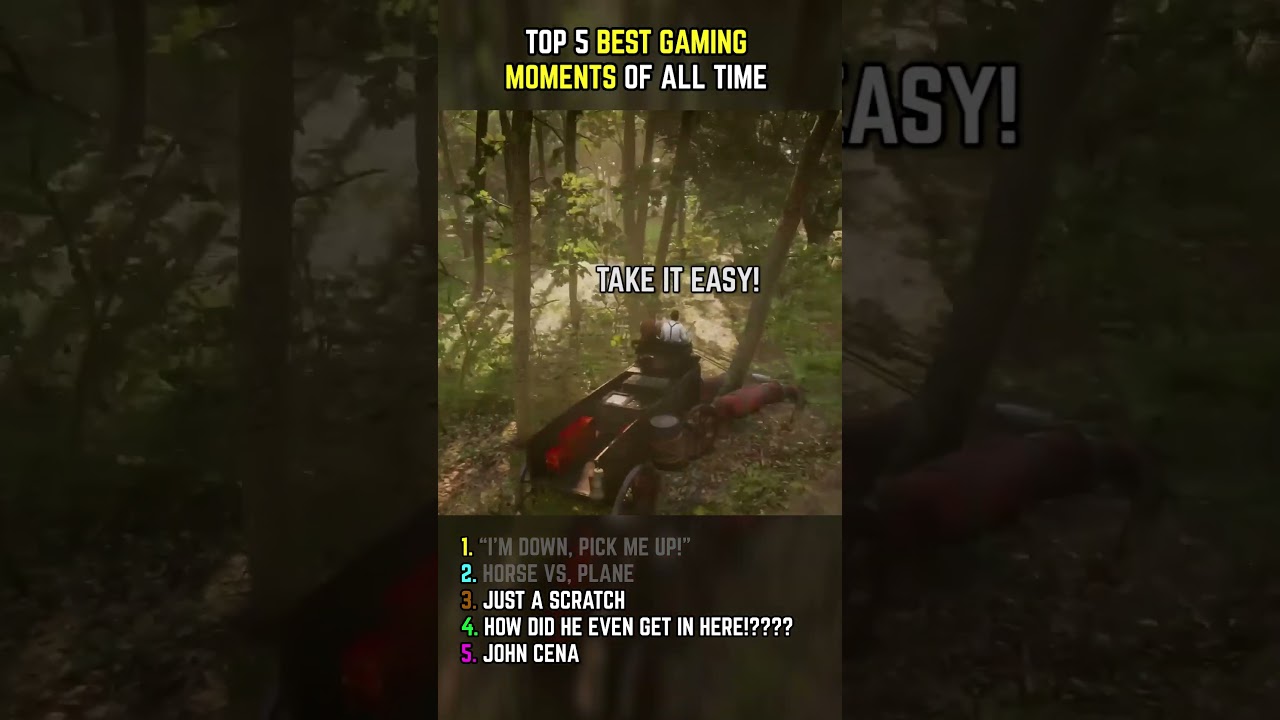 TOP 5 BEST GAMING MOMENTS OF ALL TIME