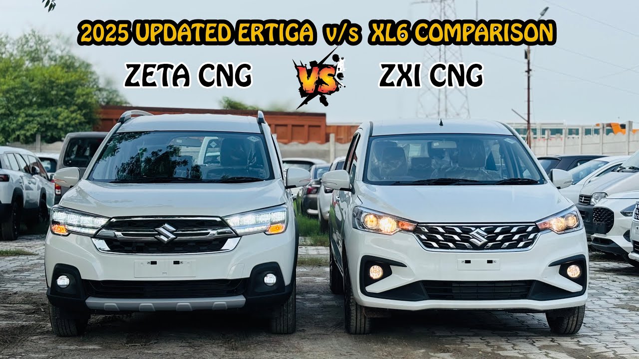 Maruti Suzuki Updated ERTIGA ZXI (O) CNG v/s XL6 ZETA CNG  आँखे खोल देने वाला VIDEO 😮
