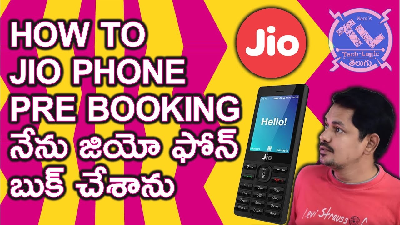 How to Pre Booking  JIO Phone Online Or Offline || in Telugu || Tech-Logic