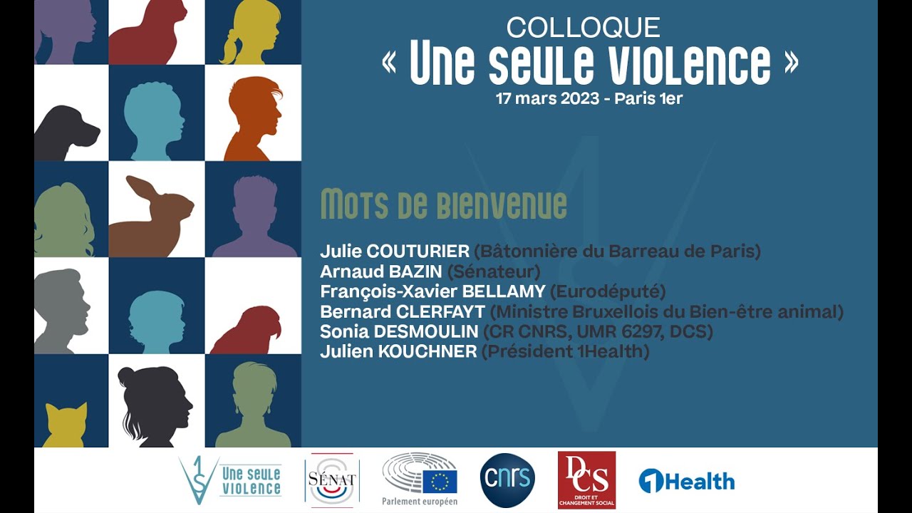 Colloque 1SV - Mots de bienvenue