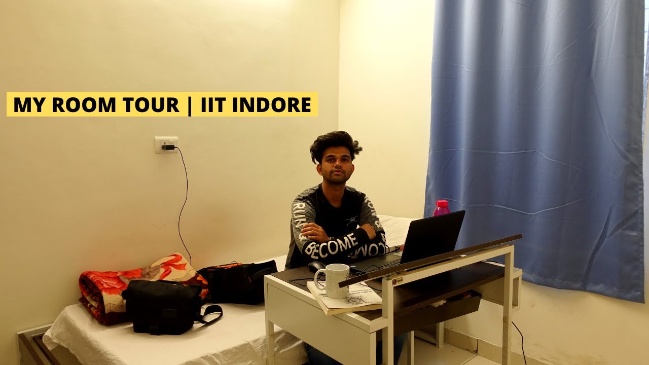 My Hostel Room Tour - IIT Indore  ||  Homi Jehangir Bhabha Hall of Residence  ||  Hostel Facilities