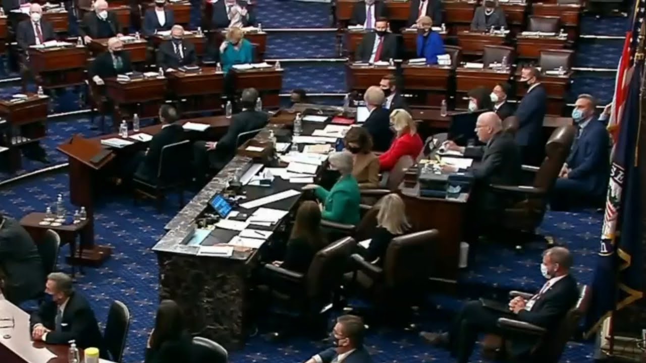 Seven Senate Republicans join Democrats in unsuccessful vote to convict former President Trump
