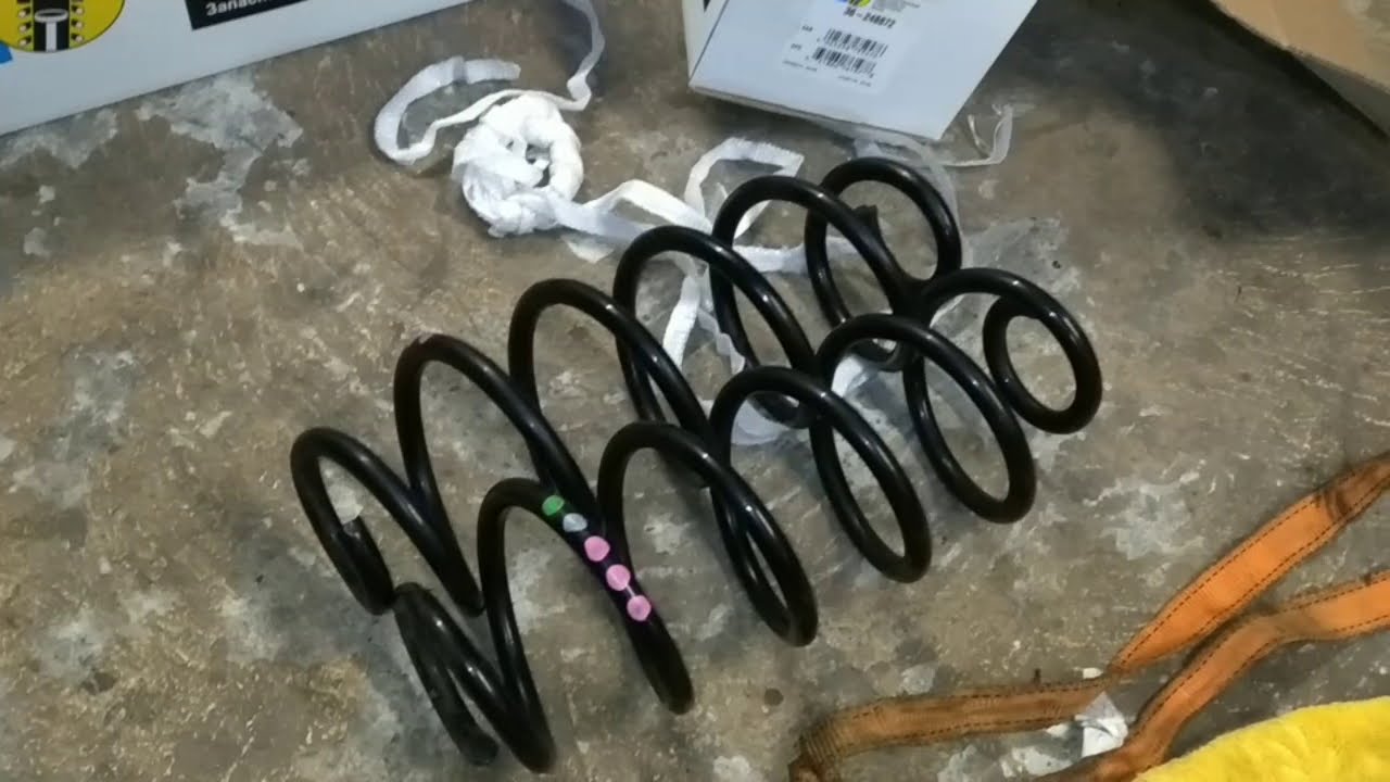 Audi A5 B8 wymiana sprężyn tył change of rear spring