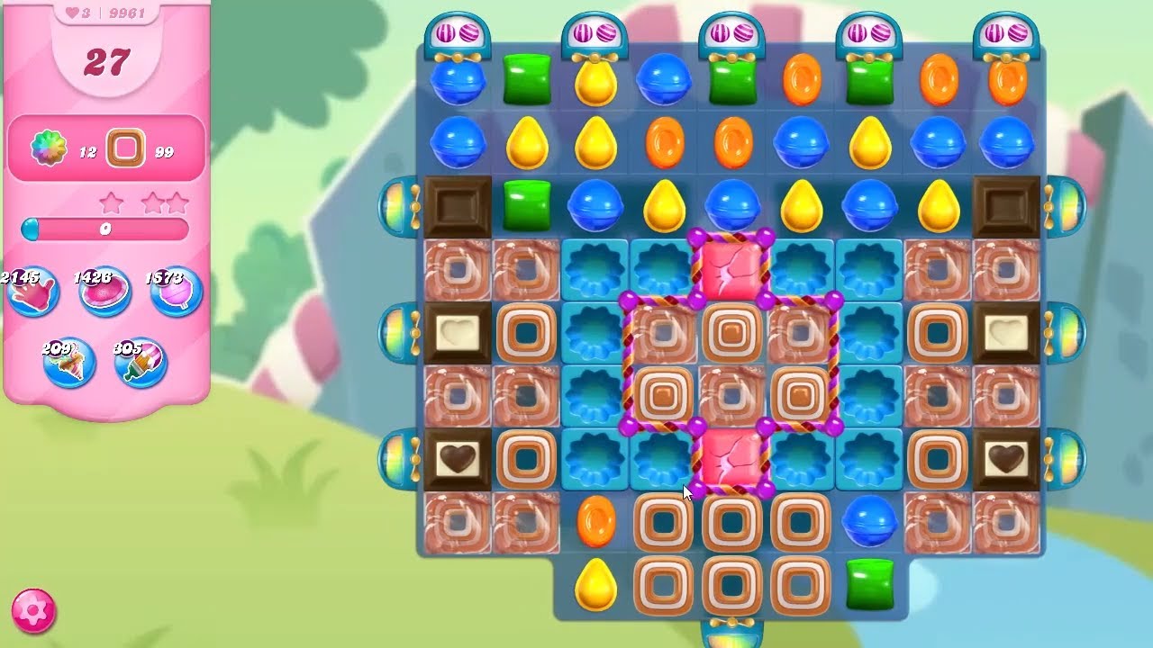 Candy Crush Saga Level 9961 NO BOOSTERS