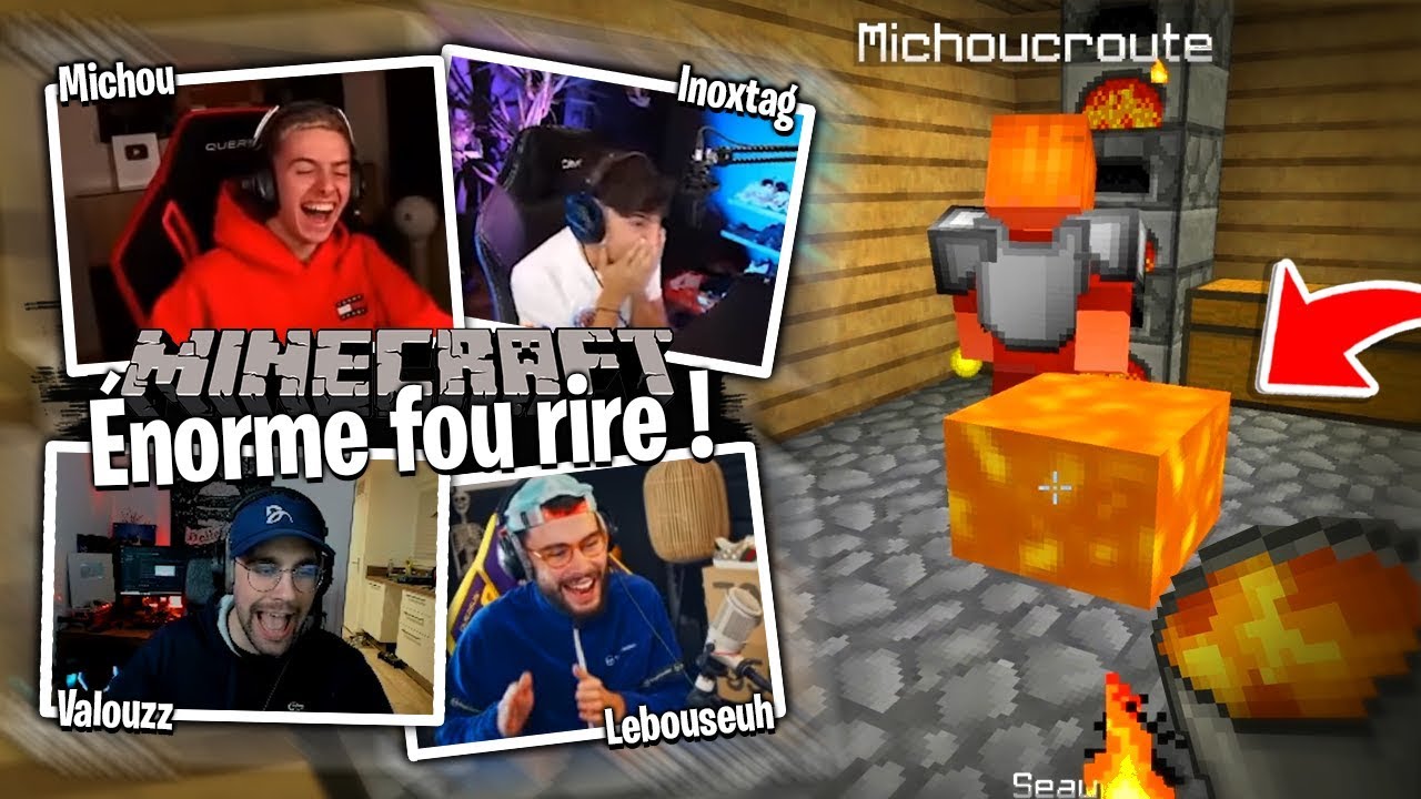 J'ai jamais autant rigolé avec la Team Croûton ! Minecraft #1