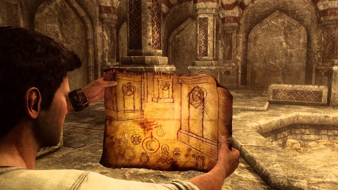 Uncharted 3 Drake's Deception Remastered — Глава 11: Столпы (синхронизация рычагов) Головоломка PS4