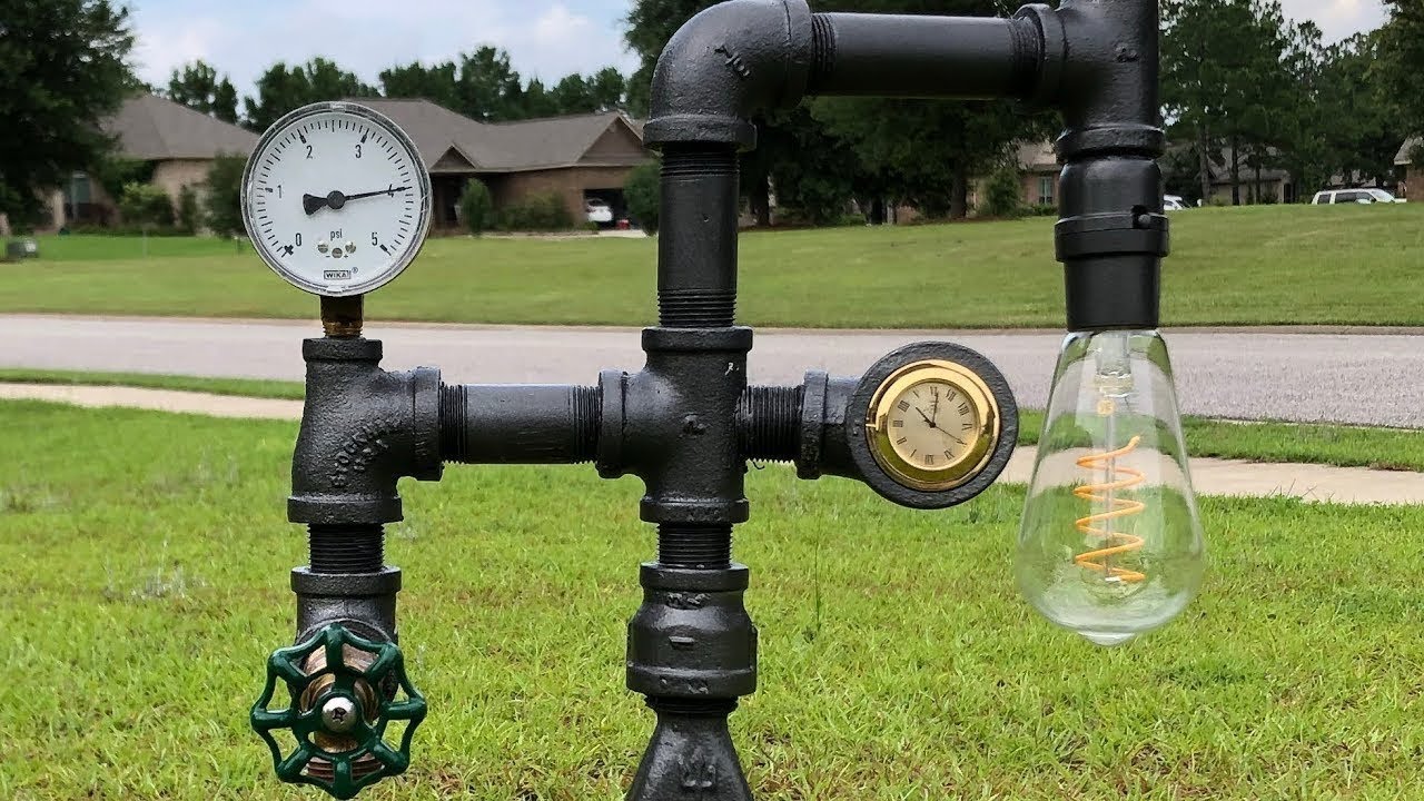 BEST DIY Steampunk Lamp w/ USB made simple!