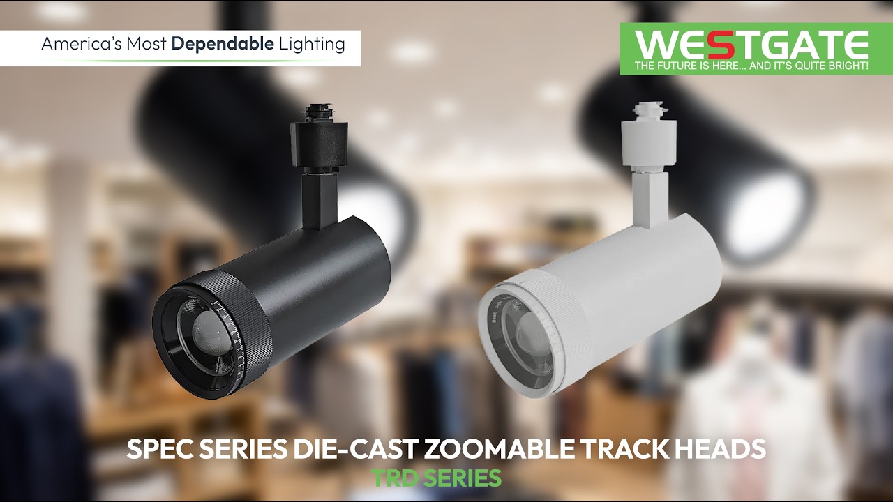 Westgate MFG Lighting |  Spec Series Die-Cast Zoomable Track Heads | TRD Series