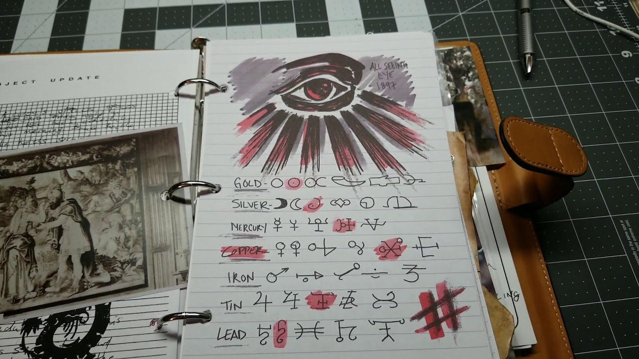 John Winchesters journal flip through