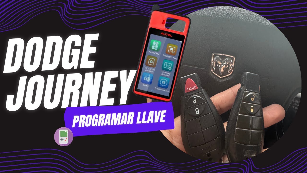 ¡FUNCIONA! Programación Llave Dodge Journey con KM100 AUTEL 🔑 Paso a Paso