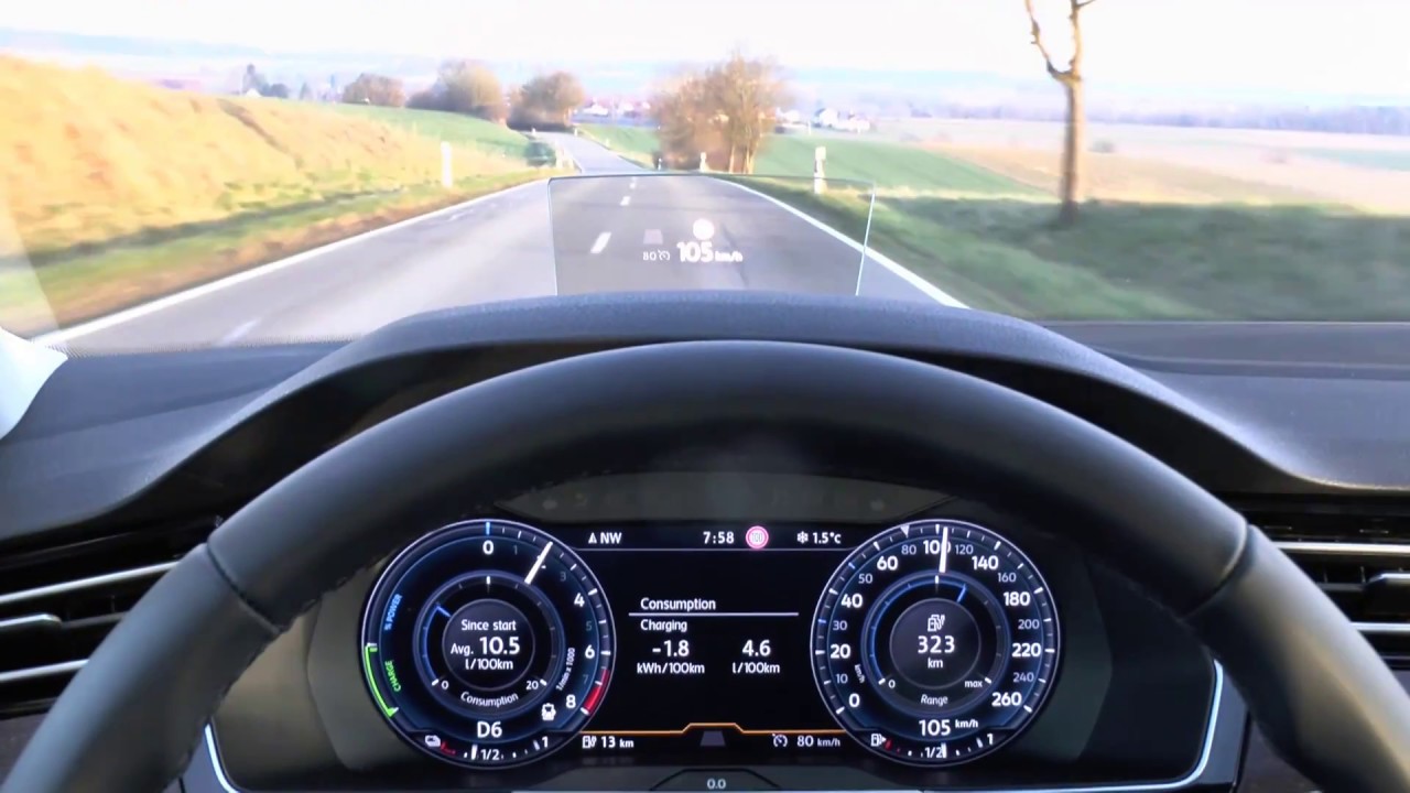 2017 VW Passat GTE Variant Plug-in Hybrid - Start-up & Test drive (POV)