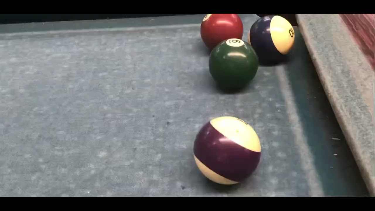 Timelapse of a Game of Billiards/Pool