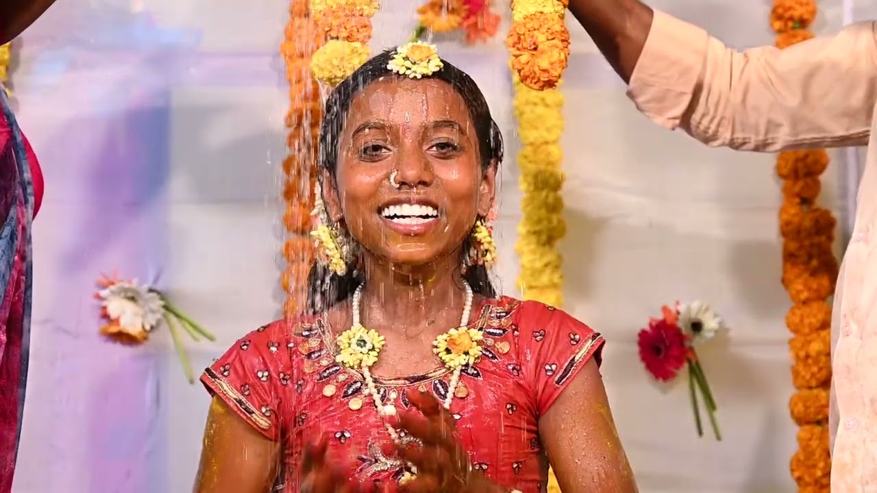 DhanuSri + Charan  Saree & Dhoti Ceremony | Mangala Snanam Edhulapally | 10Studios