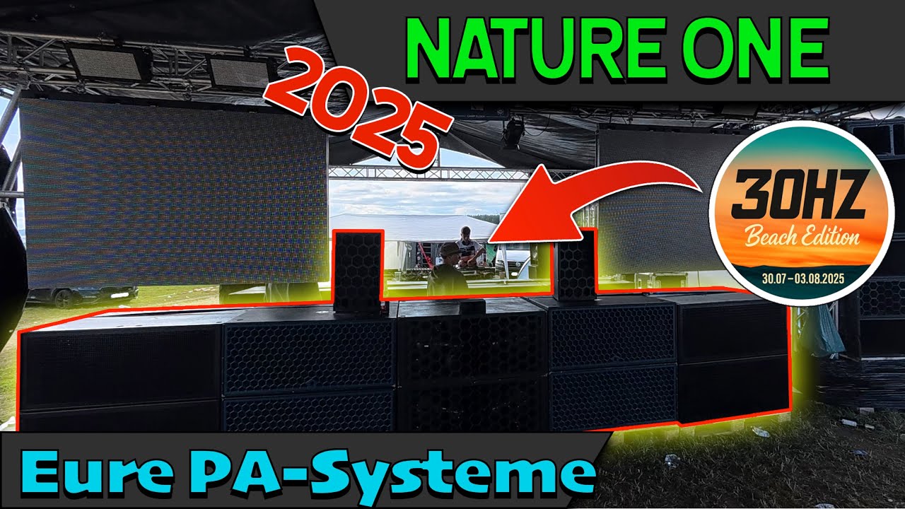 NATURE ONE 2025 RUNDGANG|PA VECTREX | 30HZ STAGE | PLAN B STAGE und vieles mehr !!!