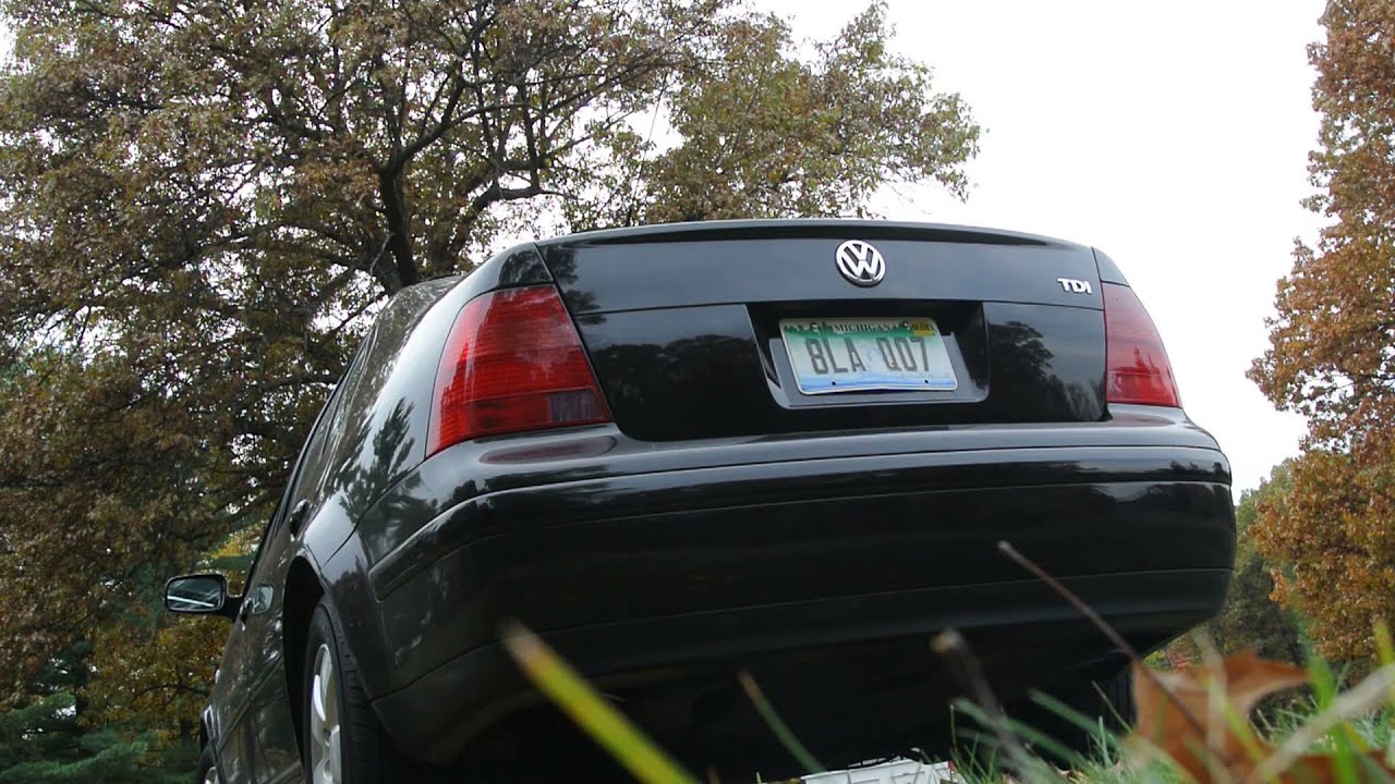 03 VW Jetta TDI 1.9L 3 inch straight pipe exhaust