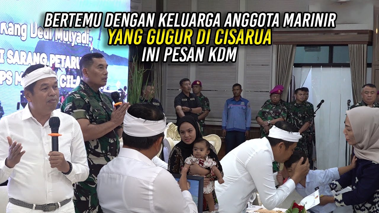 BERTEMU DENGAN KELUARGA ANGGOTA MARINIR YANG GUGUR DI CISARUA | INI PESAN KDM