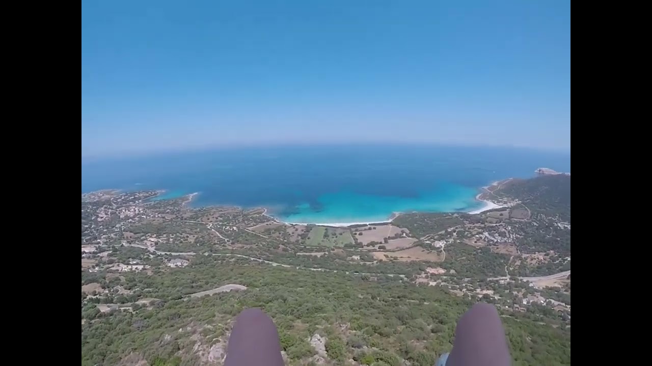 Tony et L&eacute;a avec Altore - Site d'envol de parapente