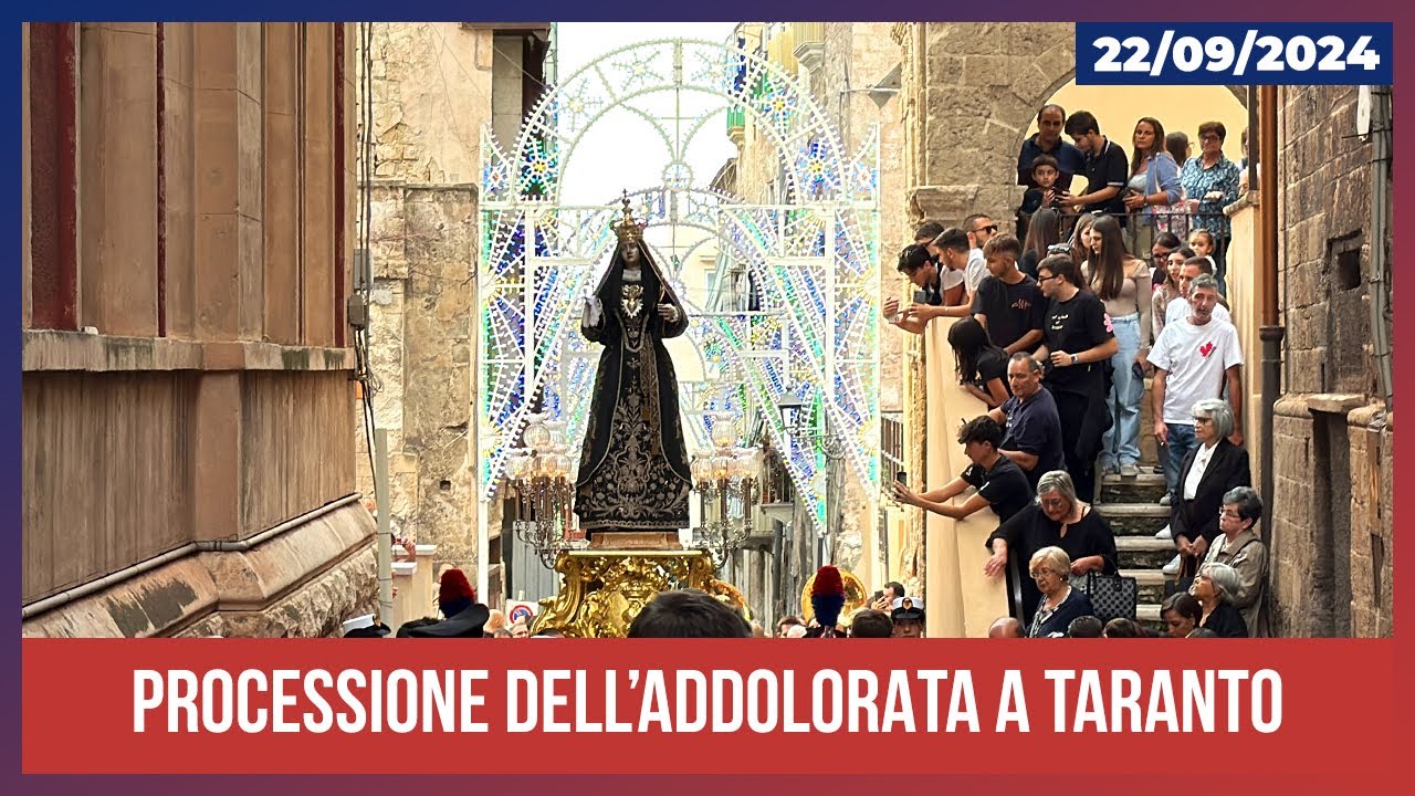 Taranto: processione dell'Addolorata 2024