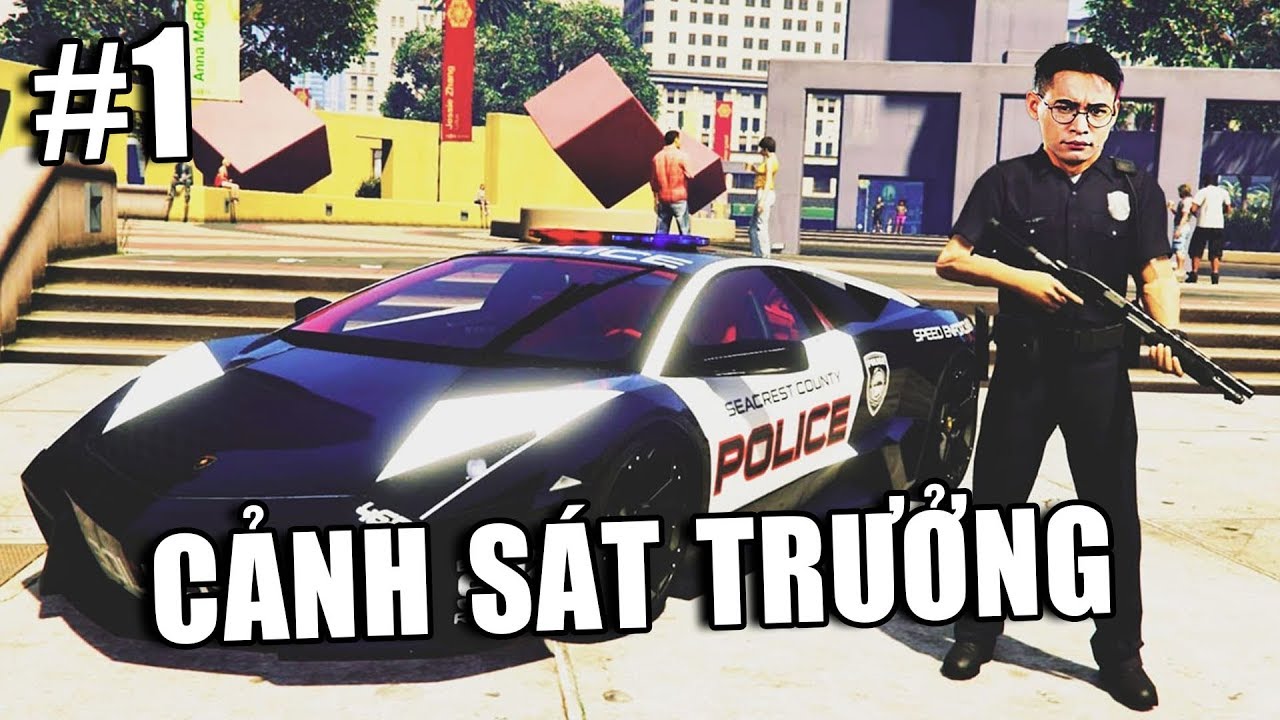 (GTA V Roleplay #10) Băng cảnh s&aacute;t v&ocirc; dụng #1: Cảnh s&aacute;t Trưởng S&oacute;i b&eacute; t&iacute;.