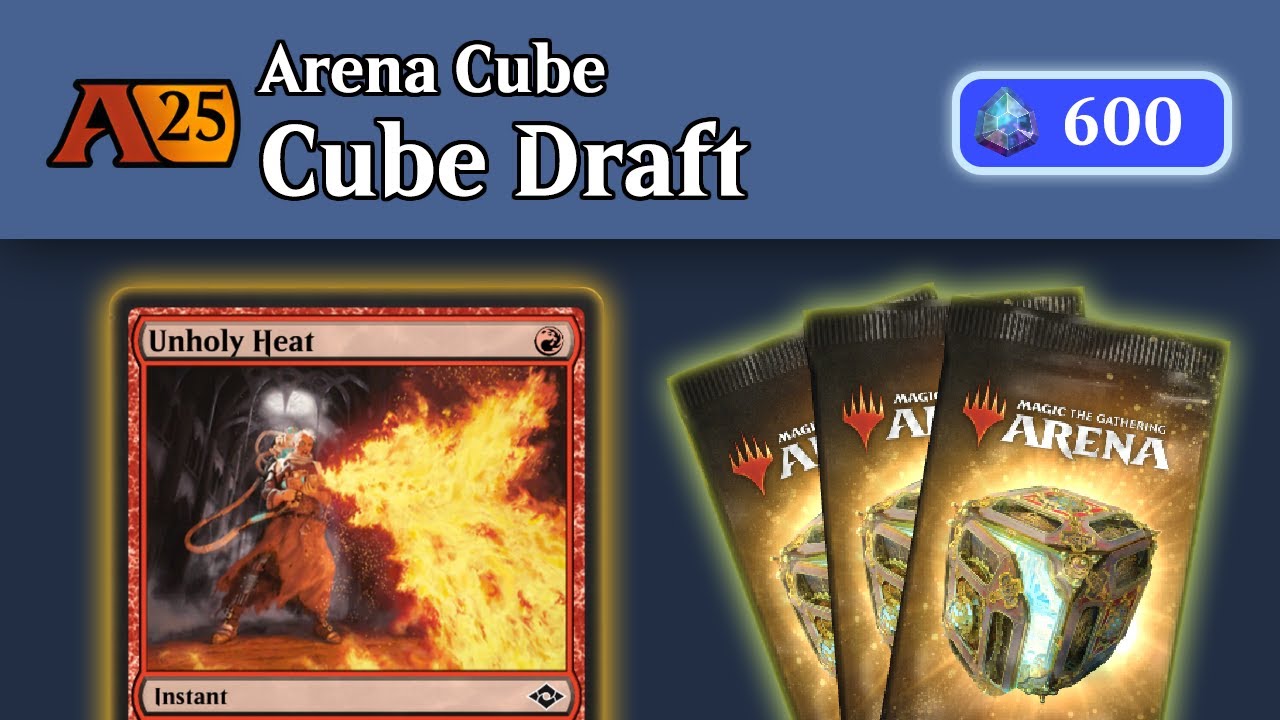 Trying out the Arena Cube with blue red! - Magic Arena Cube Draft Gameplay