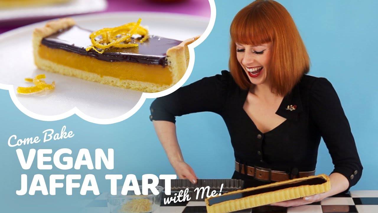 Vegan Sweet Jaffa Tart Recipe |  Bake Stuff with Sara Kidd