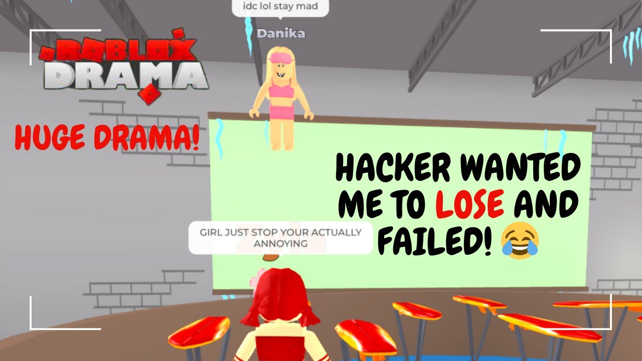 HACKER wanted me to LOSE and FAILED MISERABLY in Total Roblox Drama 🤣(ME VS THE BIGGEST VILLAIN)