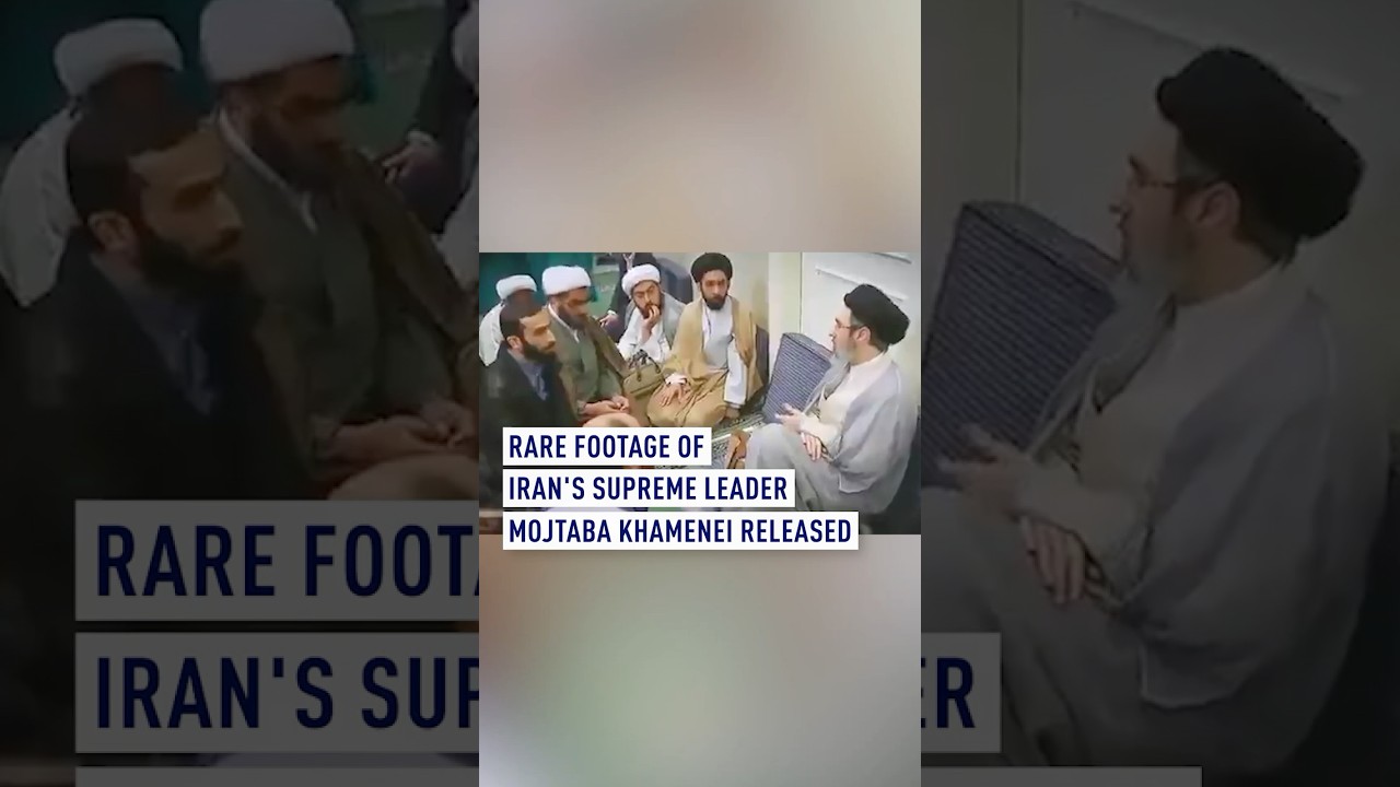 Rare footage of Iran's Supreme Leader Mojtaba Khamenei released
