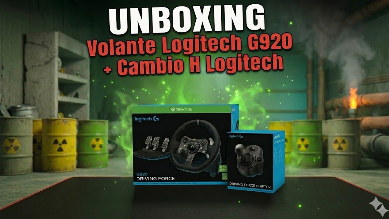 Unboxing COCKPIT EXTREME SR + VOLANTE LOGITECH G920 + montagem e gameplay!