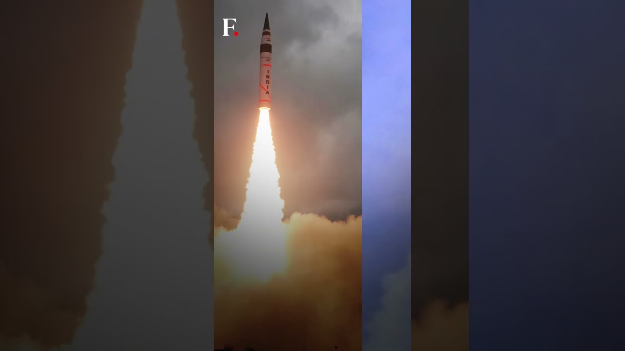 India Test-Fires Agni-5 Nuclear Capable Ballistic Missile From Odisha | Subscribe to Firstpost