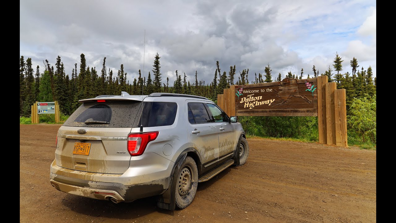 Driving the Dalton Highway - Day 1 - Northbound - Fairbanks to Coldfoot - 15X Timelape 4K60