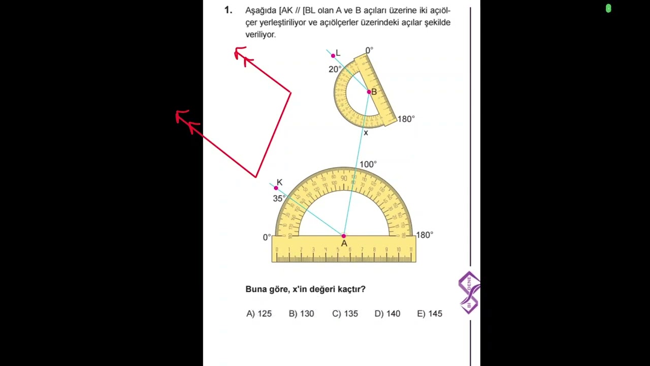 Bi Dene Yayınları | TYT Geometri Branş Denemesi 20 | 1. Soru Anlatımlı Video Çözümü