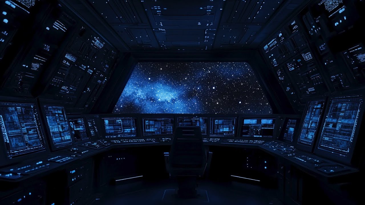 Deep Brown Noise Spaceship 4K 🚀 White Noise for Sleep