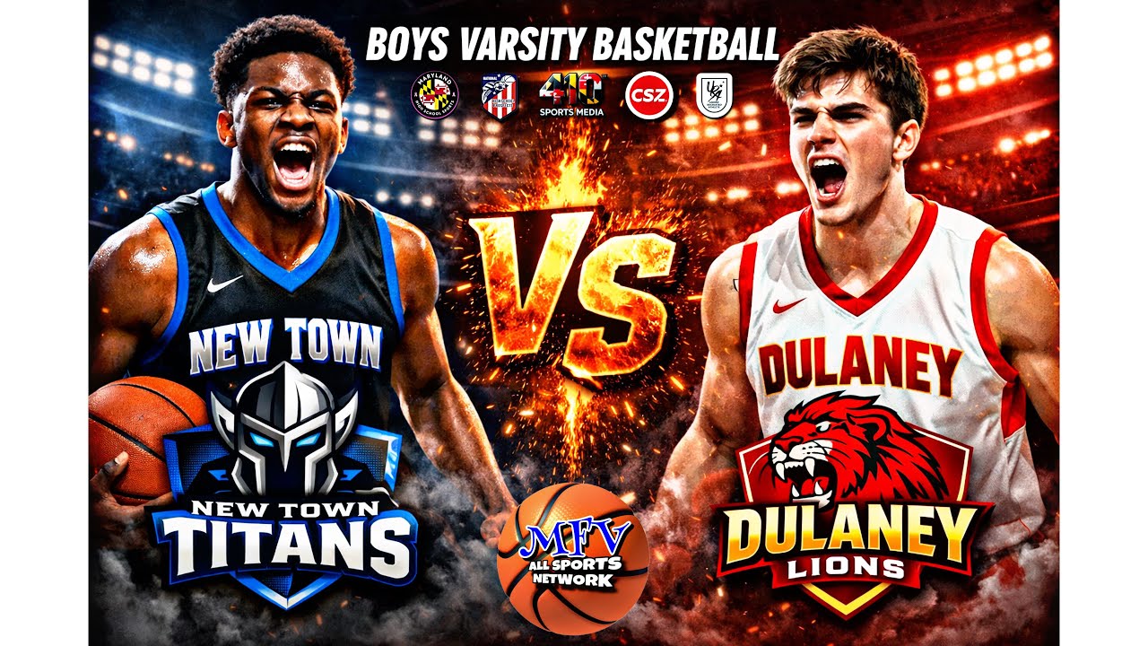 Будет ли в округе Балтимор трагедия? New Town Titans против Dulaney Lions | Баскетбольный матч ср...