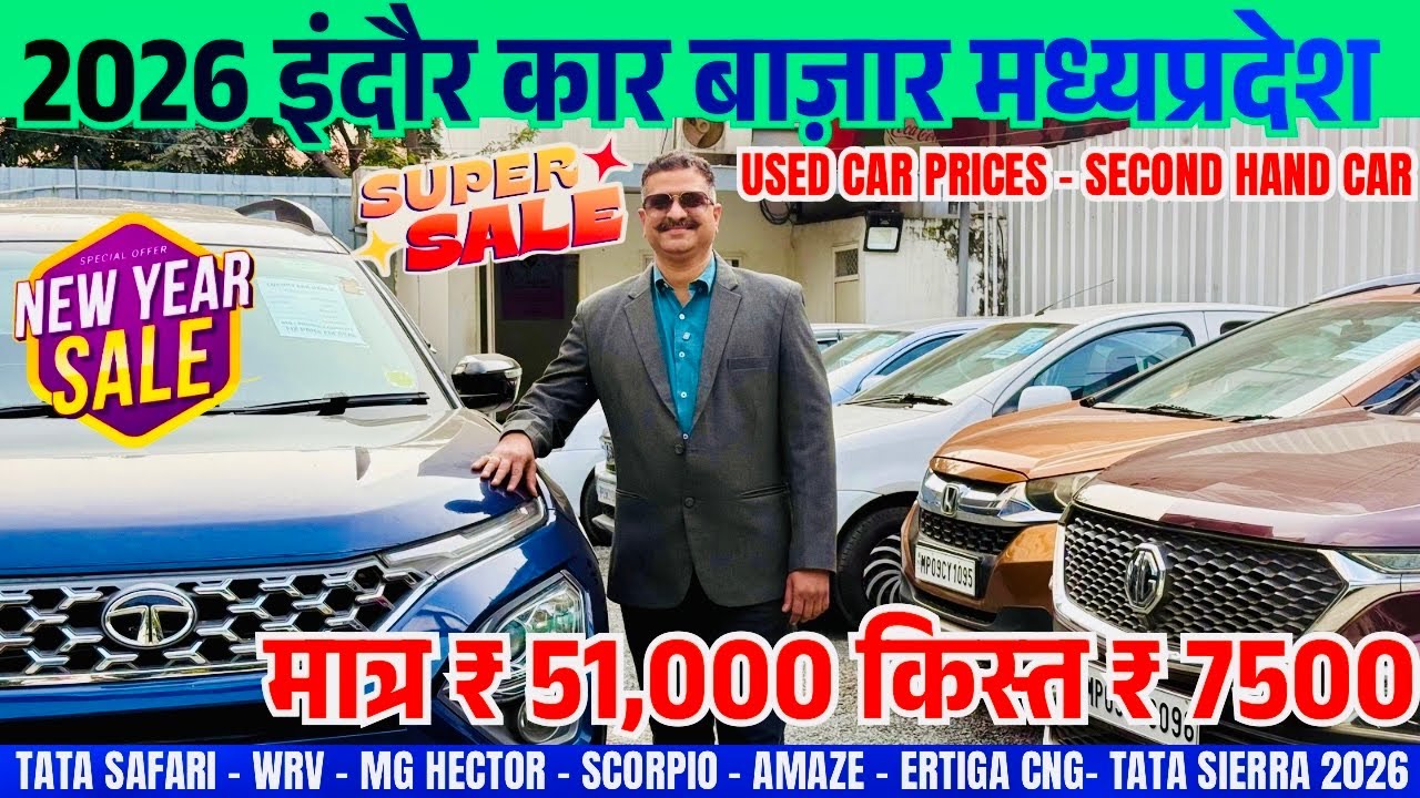 Best car deal 2026🔥 used car prices | second hand car | Indore car bazar latest video | mp 09 Indore